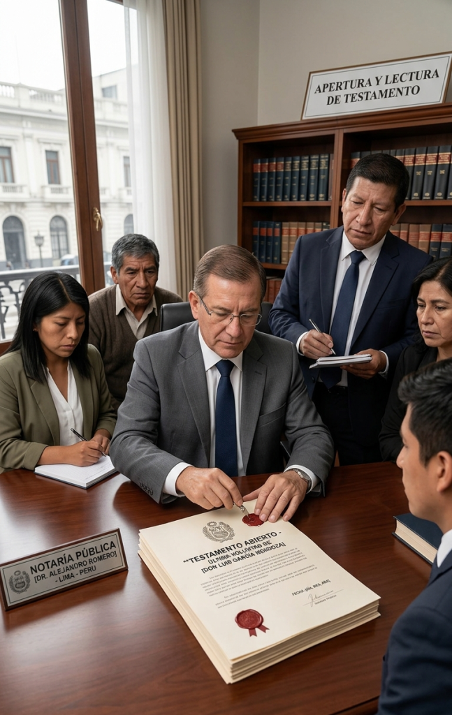 Apertura de testamento